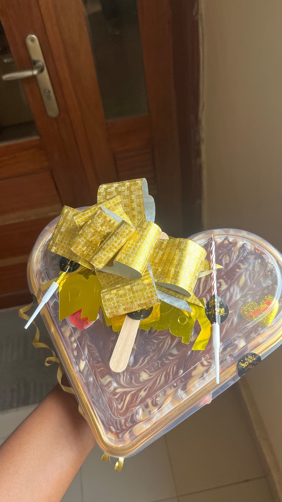 Tiragâteau décoré